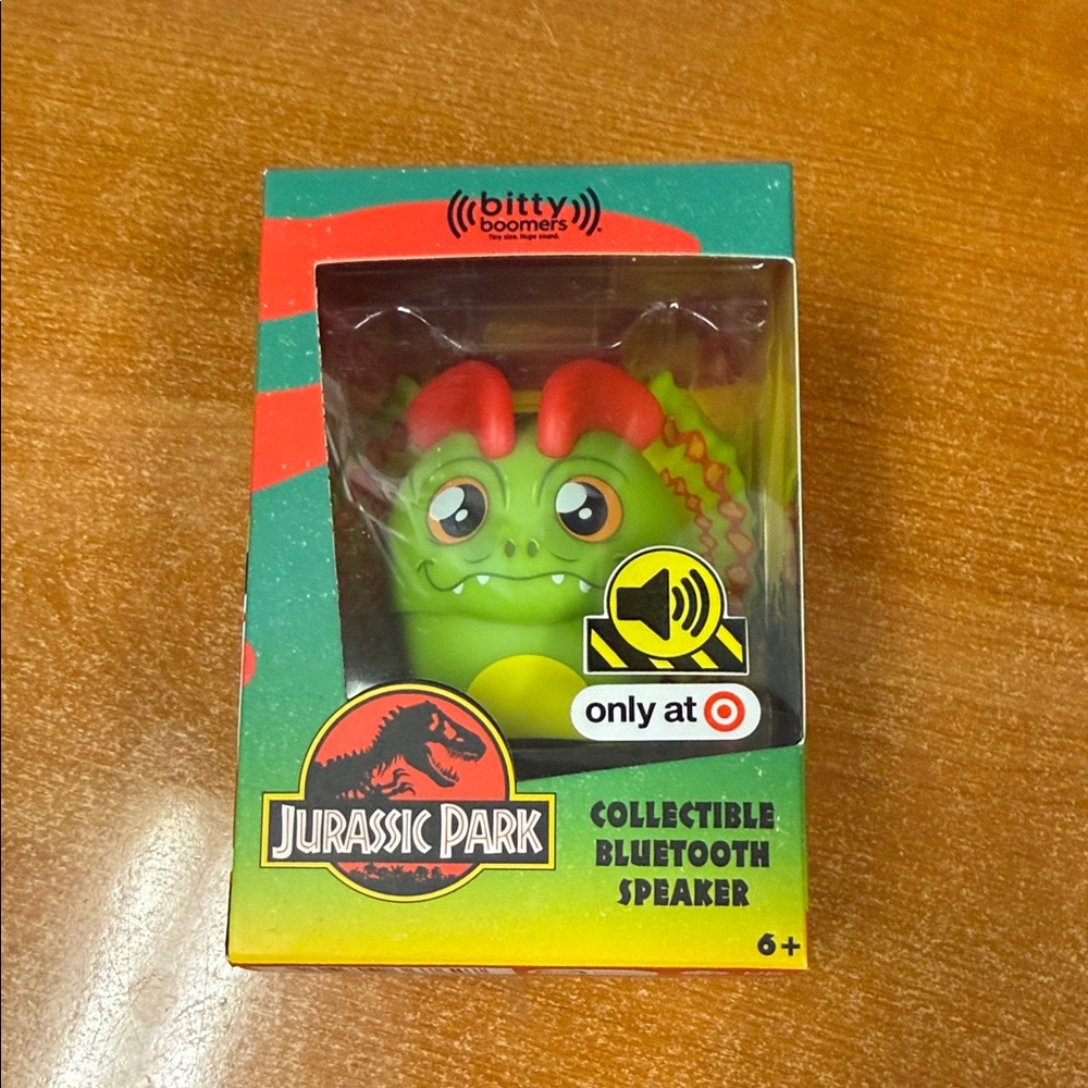 Bitty Boomers Jurassic Park Collectible Dilophosaurus Bluetooth Speaker NEW